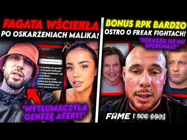 FAGATA OSTRO ODPOWIADA NA ZARZUTY MALIK MONTANA! BONUS RPK KRYTYCZNIE O FREAK FIGTACH!