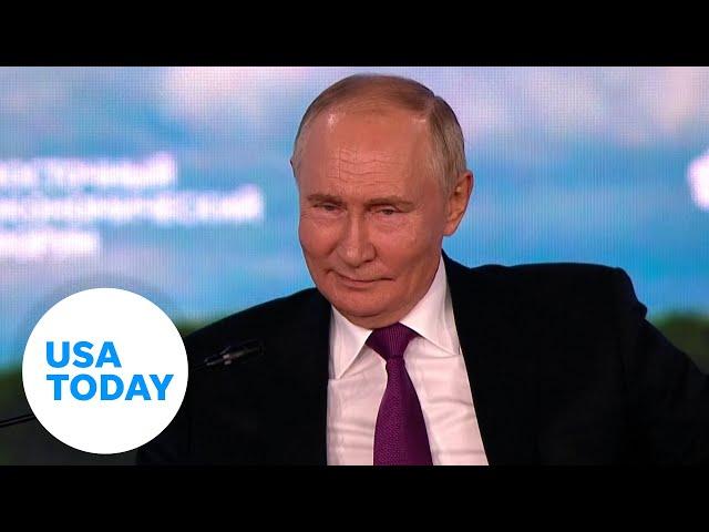 Vladimir Putin gets behind Kamala Harris for president | USA TODAY