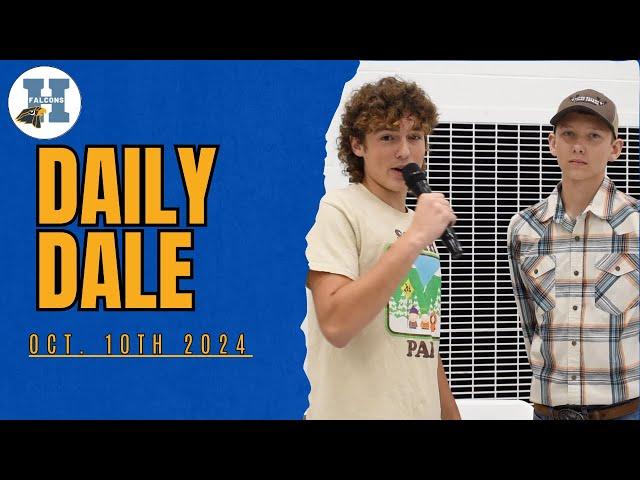 Hillsdale High School (OH) "Daily Dale" 10/14/24