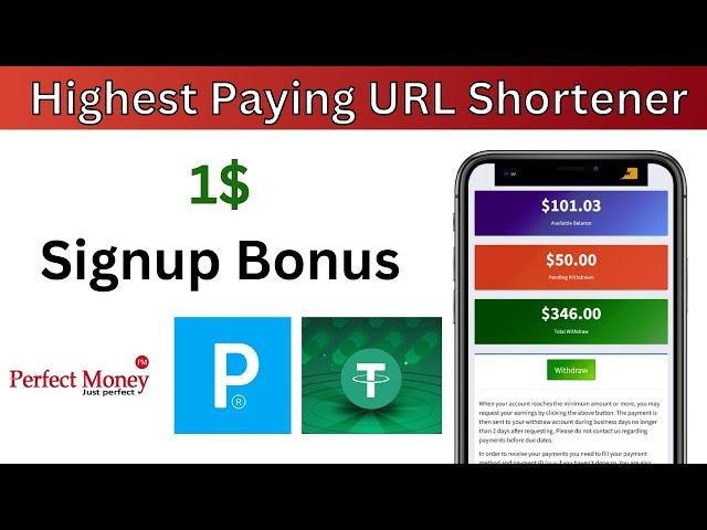 How To Earn Money Online In Pakistan Without Investment | Url Shortener Earn Money | Earn 5$ Daily