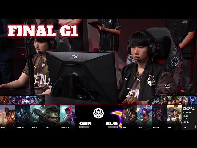 GEN vs BLG - Game 1 | Grand Finals LoL MSI 2024 | Bilibili Gaming vs Gen.G G1 full game