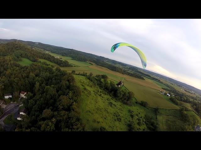 Paramotor views over West Salem, Wi.