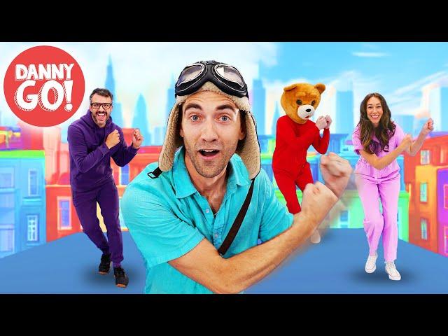 "The Slip and Slide Dance!"  Exercise Brain Break | Danny Go! Songs for Kids