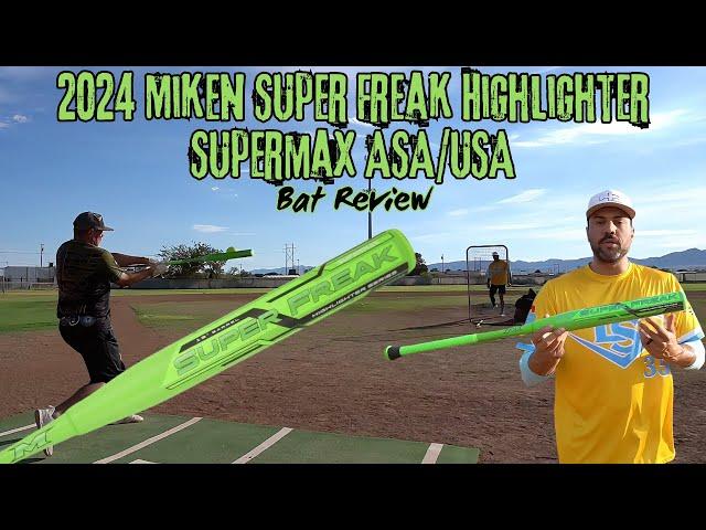 Hitting the 2024 Miken Super Freak Highlighter Supermax | ASA/USA  Slowpitch Bat Review