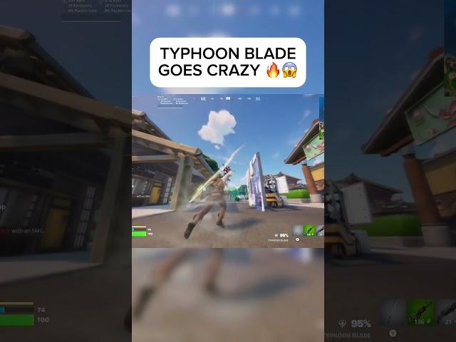 FORTNITE TYPHOON BLADE IS CRAZY IN CHAPTER 6 #fortnite #fortniteclips #fortniteshorts #shorts