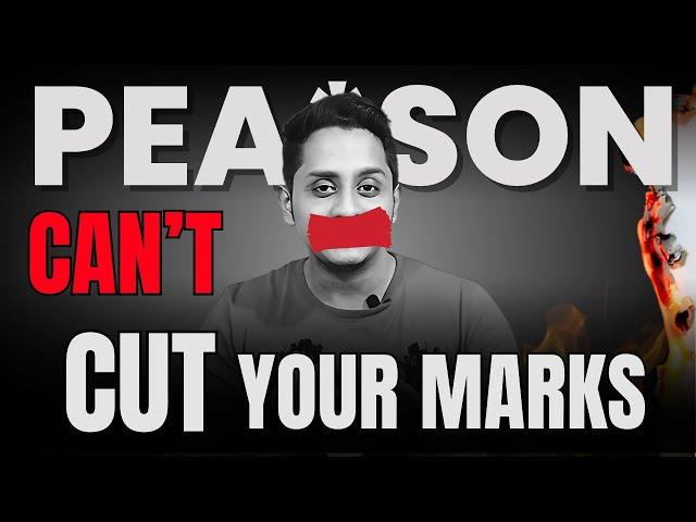 Pea*son Can't Cut Your SCORE - Watch before DELETED!!!