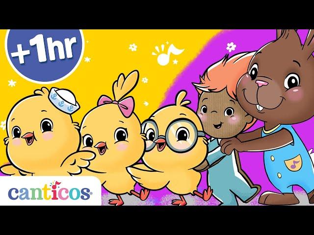 Canticos | 40 Canciones infantiles bilingües para cantar y aprender | inglés y español