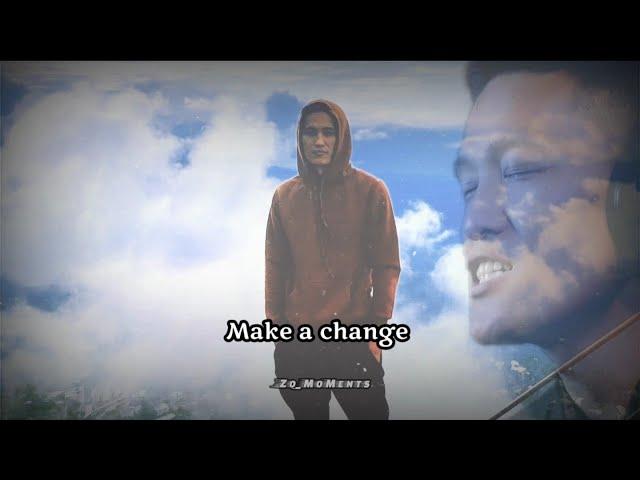 Gnie - Make a change ( lyrics ) #wearetheworld ( We are the world rap part ) #shorts