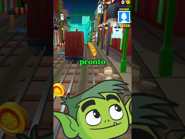 Subway surfers mais se o jovens titãns te citarem você PERDE!! #part1 #subwaysurfers#shorts#vctgamer