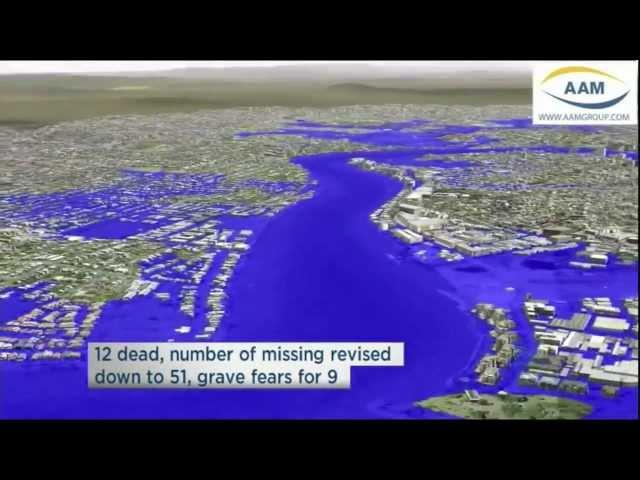 ABC News Australia - Official Brisbane Flood Model by AAM Group