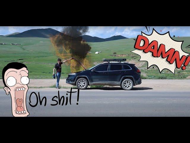 Prank!!! BBQ car... Social experiment video of Mongolia. #Мангас #bbq #grill #mongolia #Sausage