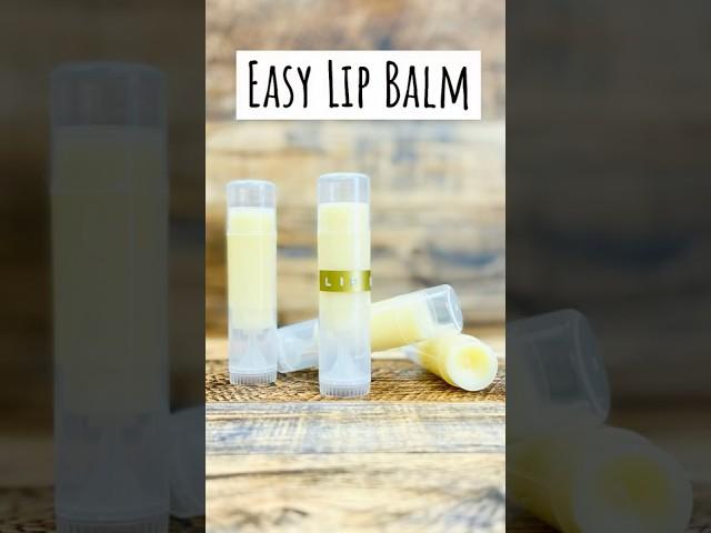 DIY Lip Balm, Quick & Easy, Only 3 Ingredients!