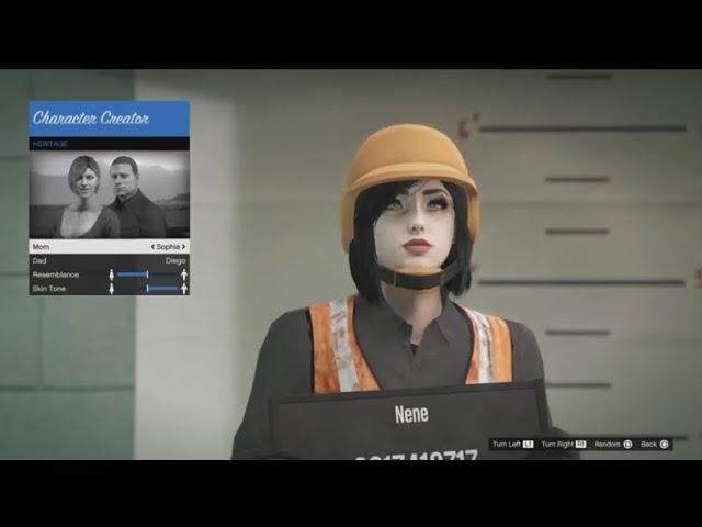 GTA5 Enhanced Female Character Face Creation PS5 #playstation #xbox #pc #MyRpgIsBroken