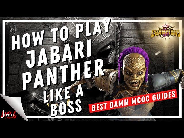 How to Play Jabari Panther  The Ultimate Guide  Marvel Contest of Champions