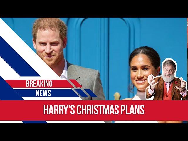 Prince Harry's Christmas plans in California