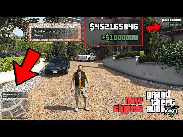 GTA 5 - All New Cheats 2020! (Money, Flamethrower, Big Waves)