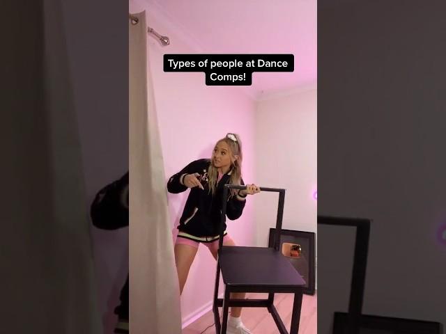 Types of people at dance competitions 🩰