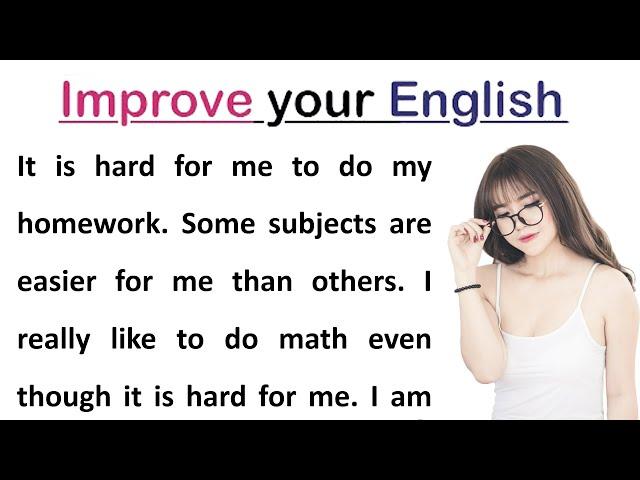 Doing my Homework | Learning English Speaking | Level 2 | Listen and Practice | #3