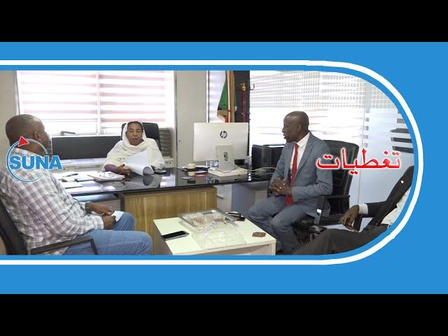مدير  وكاله سونا  للانباء تلتقي بالامين العام  لوزارة  الثقافه   والاعلام   اقليم دارفور