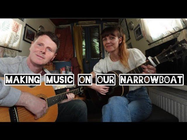 Making Music on our Narrowboat | printmaker| Narrowboat dwelling artists. EP. 31 #art #music