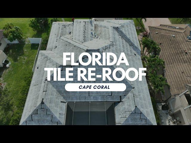 Florida Building Code Tile Re-Roof in Cape Coral (Florida Roofer)