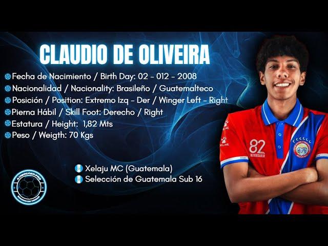 Claudio De Oliveira #26 // Extremo - Winger // Xelaju MC 2024