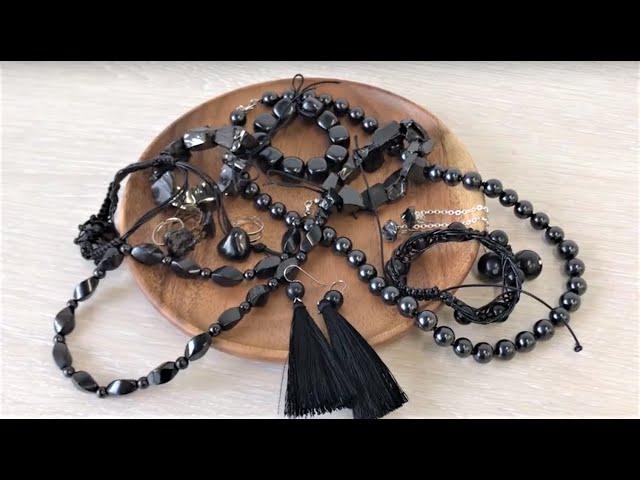 Shungite Jewelry Benefits: Shungite Bracelet, Shungite Necklace, Shungite Pendant, etc.