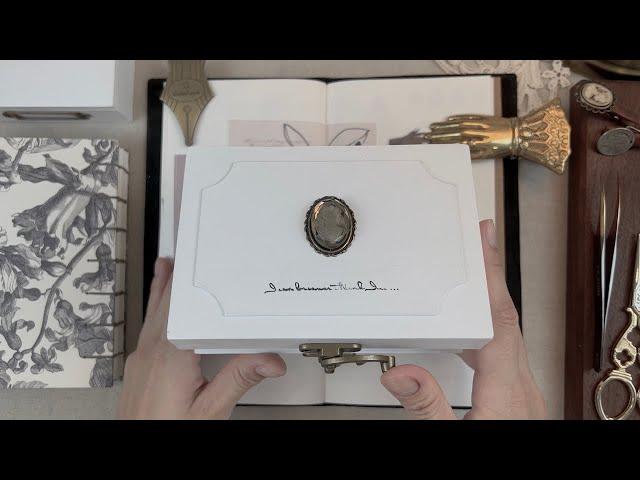 ASMR 빈티지 속 핑크빛 감성 페이지 & 빈티지 다이어리 꾸미기│수제노트│빈티지다꾸│Decorating vintage journal│4K