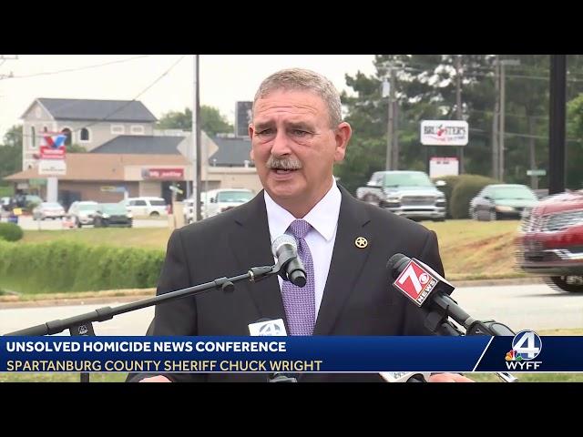 Sheriff Chuck Wright on unsolved homicide