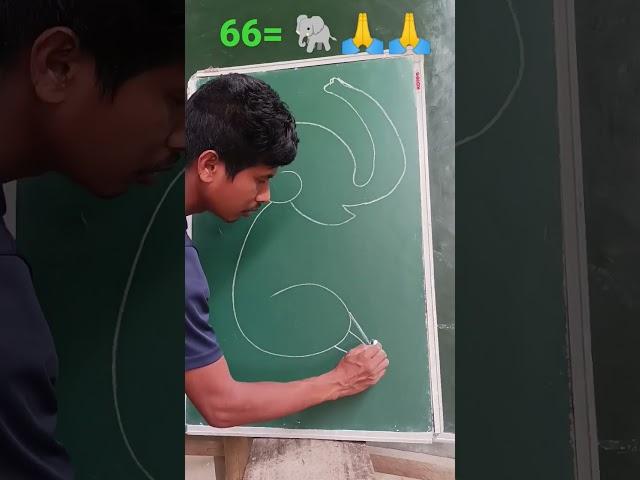 66 Se Elephant drawing amazing drawing easy tricks #draw #amazing #easytrick #shortsvideo