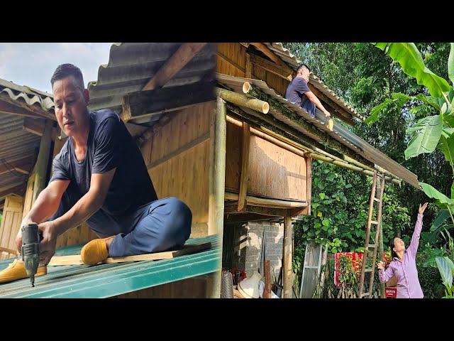 Building a new kitchen with Lam's skillful hands - A peaceful new life