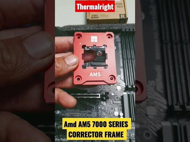 amd am5 7000 series cpu corrector plate.  cpu bending corrector frame install