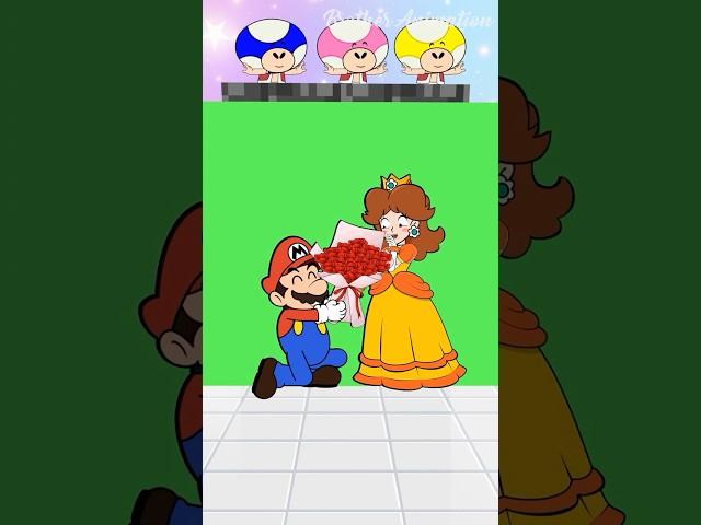 POV New Perfect Puzzle Challenge - Daisy Princess vs Mario #mario #supermario