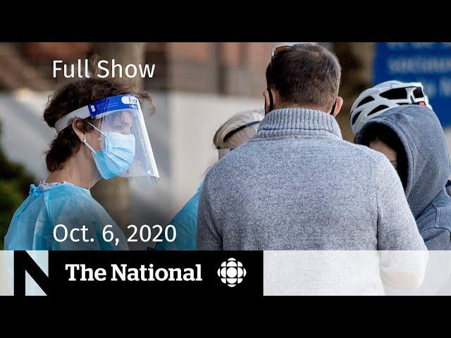 CBC News: The National | Rapid COVID-19 tests for Canadians; Thanksgiving confusion | Oct. 6, 2020