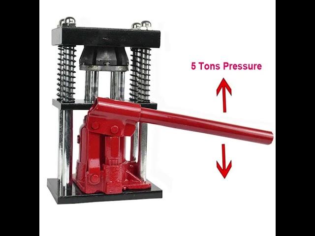 Manual small pipe pressing machine / pipe locking machine / pipe buckle machine