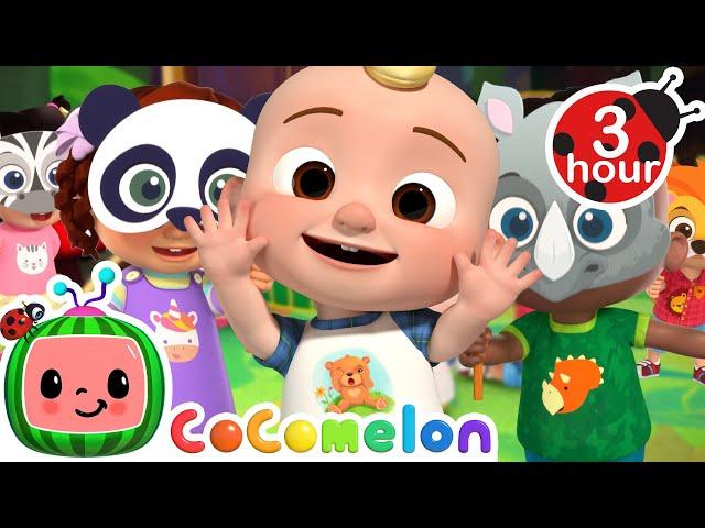 Peek-a-Boo (Animal Learning) CoComelon Nursery Rhymes and Kids Songs | 3 HOURS | After School Club