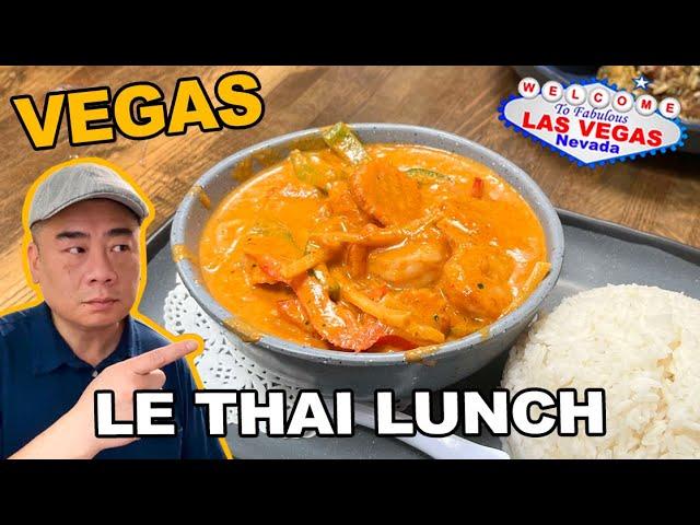 Lunch at Le Thai on Fremont, with VIEWER! Las Vegas