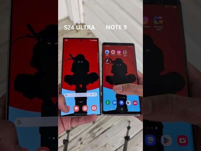 Note 9  VS S24 Ultra - Display Design/Max Brightness Test! Curve VS Flat