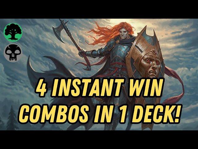 4 Instant Win Combos in 1 Deck lol!  Aetherdrift Standard MTG Arena.