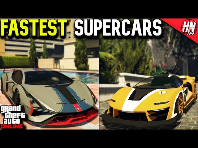 Top 10 Fastest Super Cars In GTA Online