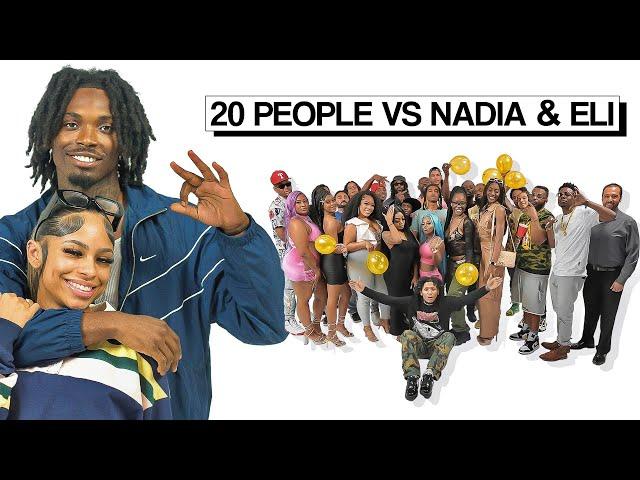 20 MEN VS 2 INFLUENCERS: NADIA & ELI