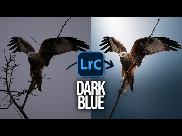 Create THIS DARK BLUE Style using ONLY LIGHTROOM!