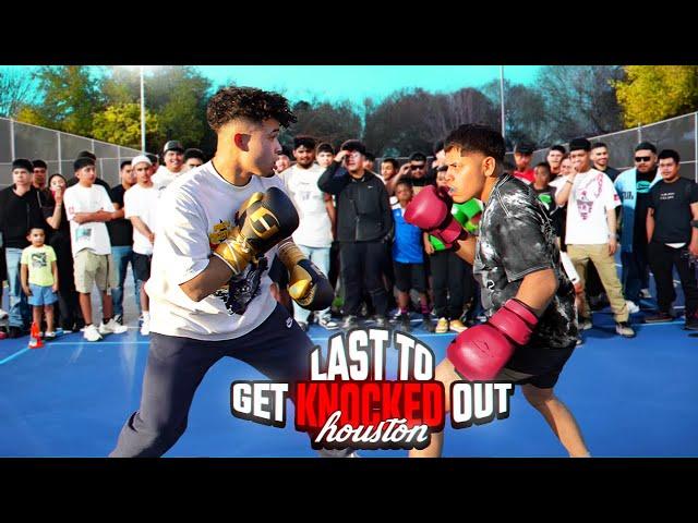 I Hosted a Boxing TOURNAMENT in the HOOD!! (Last To Get Knocked Out)