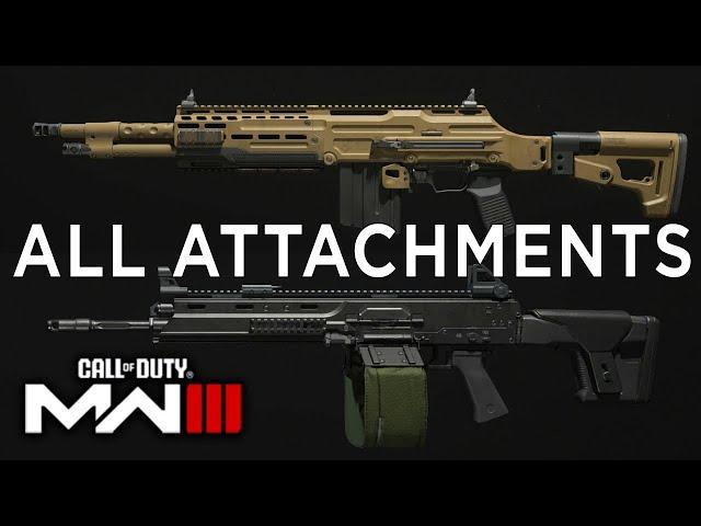 All Attachments of the NEW WEAPONS in Modern Warfare 3 & Warzone Season 6