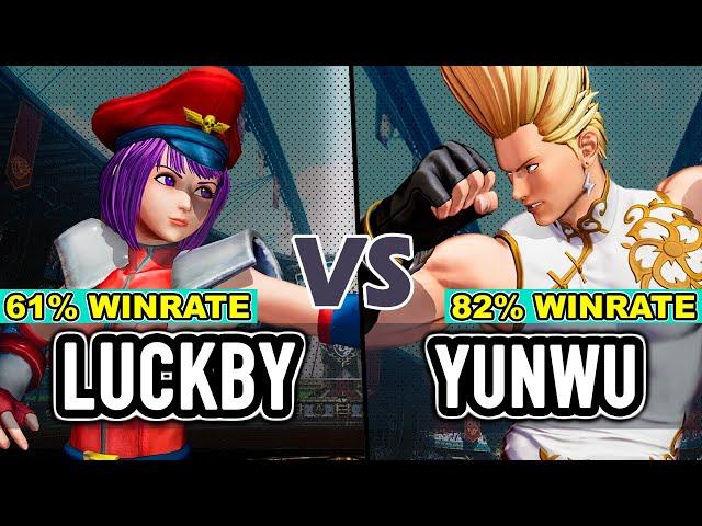 KOF XV ▰ LUCKBY (Athena/O.Shermie/Shermie) vs BIRDMAN-YUNWU (Benimaru/Geese/Isla)