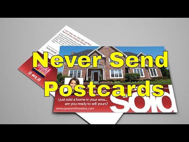 Do Real Estate Direct Mail Postcards Work?  Direct Mail Just Sold and Just Listed Postcards.