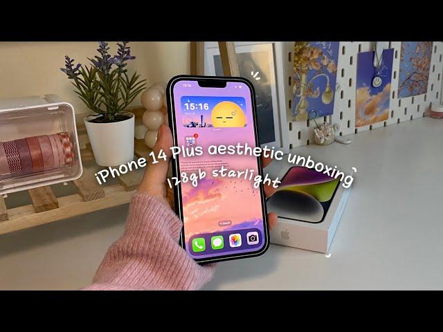  iphone 14 plus unboxing in 2024 | setup & accessories 