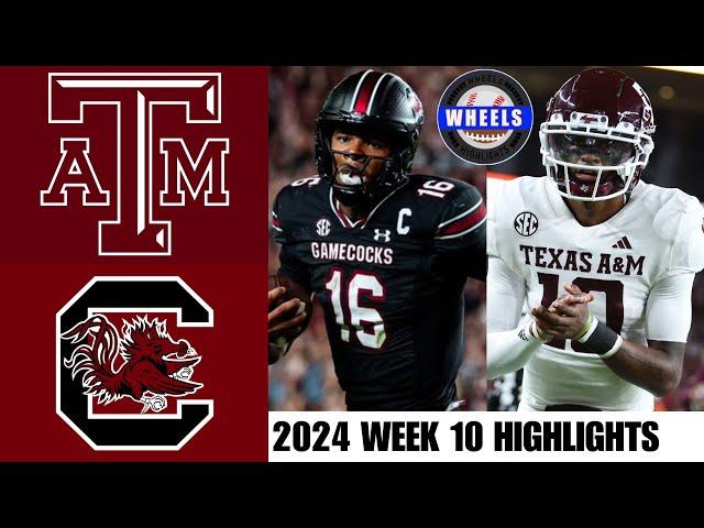 #10 Texas A&M vs South Carolina | Full Game Highlights | 2024 College Football Highlights