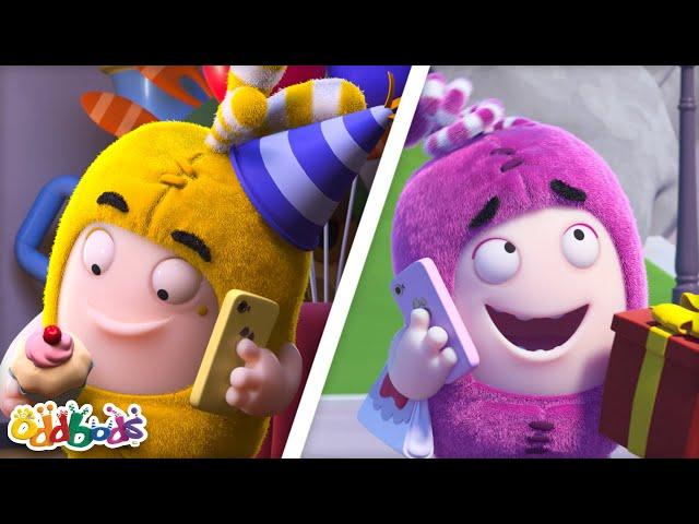 The Perfect Birthday Gift | Oddbods | 1 Hour of Full Episodes | Be Brave!