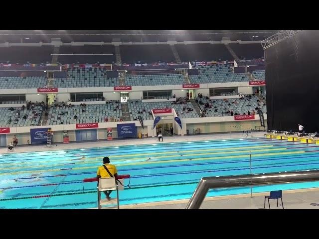 Irakli Revishvili 400 Freestyle 3:59.92 1st Speedo Invitational 2022 (Dubai)